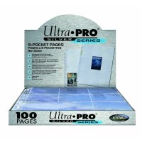 Ultra Pro 9-Pocket Pages Silver 100 Seiten