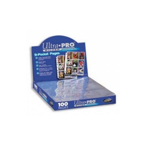 10 Seiten Ultra Pro 9-Pocket Pages Silver
