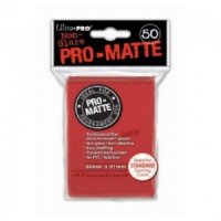 Ultra Pro Sleeves Pro-Matte Non-Glare: Red (50 Hüllen)