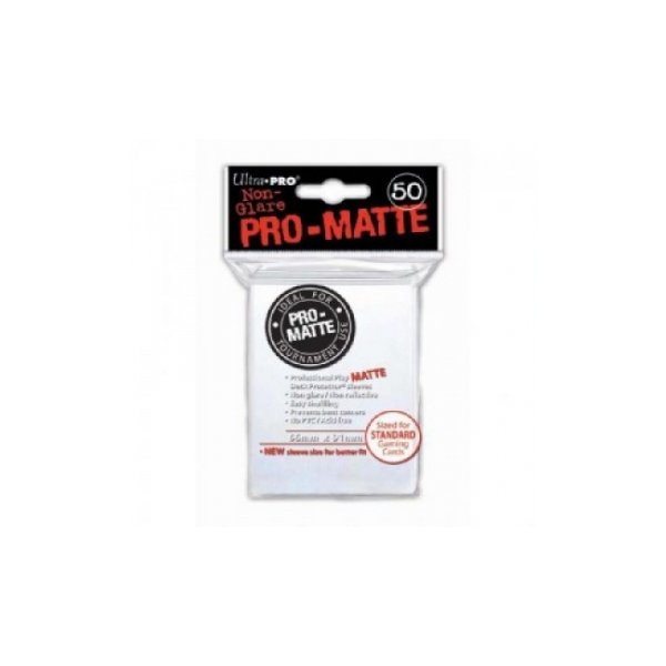 Ultra Pro Sleeves Pro-Matte Non-Glare: White (50 H&uuml;llen)