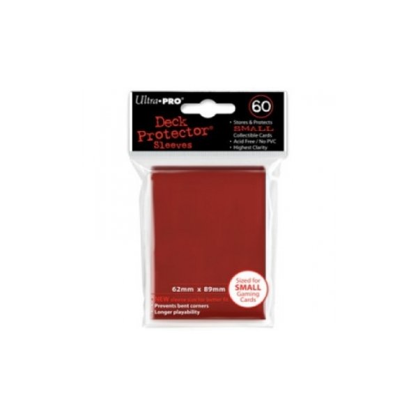 Ultra Pro Sleeves Rot (60 H&uuml;llen) mini
