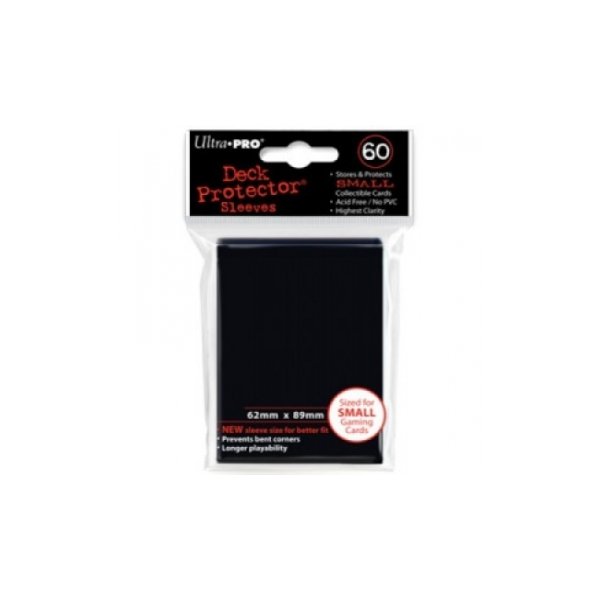 Ultra Pro Sleeves Schwarz (60 H&uuml;llen) mini