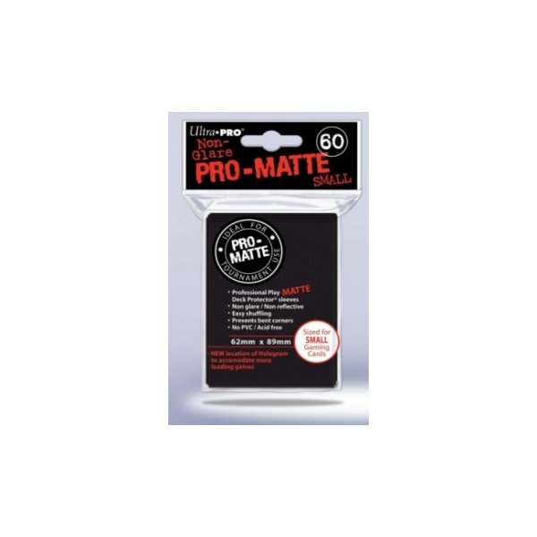 Ultra Pro Sleeves Pro-Matte: Schwarz, matt (60 H&uuml;llen) mini