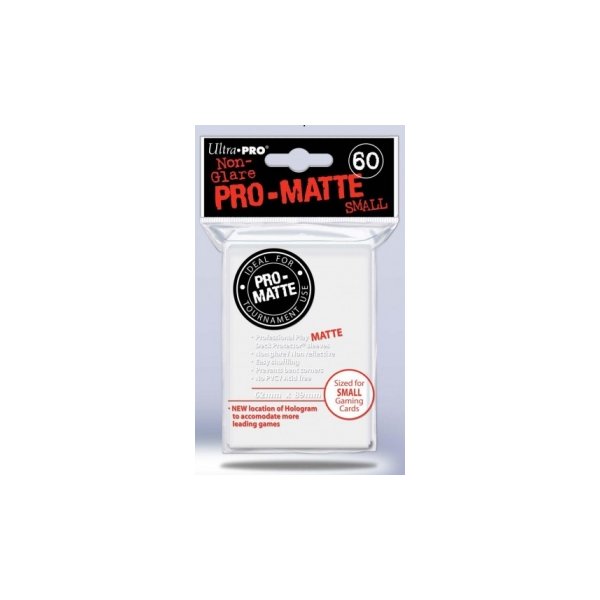 Ultra Pro Sleeves Pro-Matte: Weiss matt (60 H&uuml;llen) mini