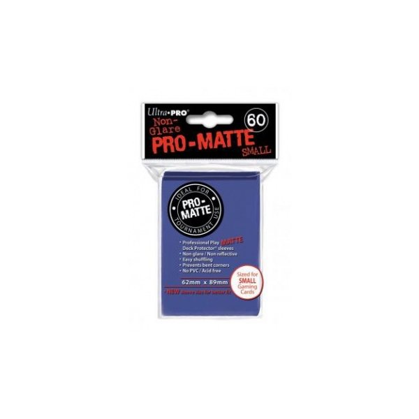 Ultra Pro Sleeves Pro-Matte: Blau matt (60 H&uuml;llen) mini