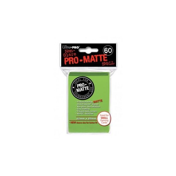 Ultra Pro Sleeves Pro-Matte: Hellgr&uuml;n matt (60 H&uuml;llen) mini
