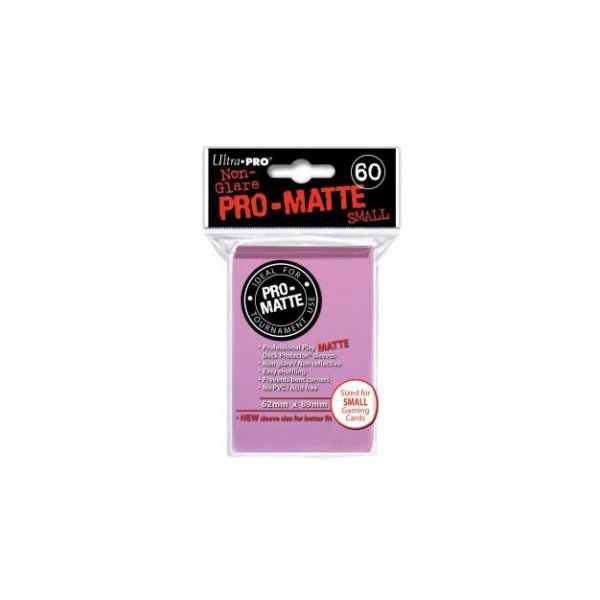 Ultra Pro Sleeves Pro-Matte: Pink matt (60 H&uuml;llen) mini