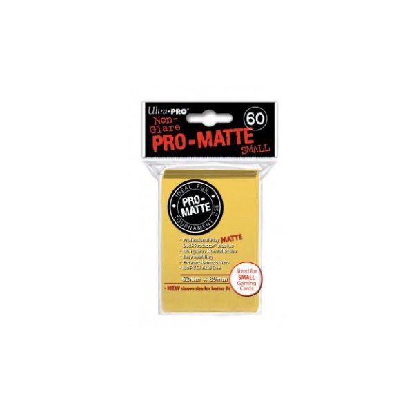Ultra Pro Sleeves Pro-Matte: Gelb matt (60 H&uuml;llen) mini