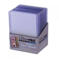 Ultra Pro Thick Clear Regular Toploader 3x4 Zoll 55PT (extrem dicke Schutzh&uuml;llen) - 25 St&uuml;ck