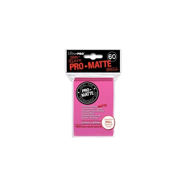 Ultra Pro Sleeves Pro-Matte: Helles Pink matt (60 H&uuml;llen) mini