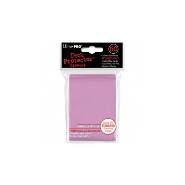 Ultra Pro Sleeves Pink (50 H&uuml;llen)