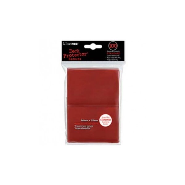 Ultra Pro Sleeves Red (100 H&uuml;llen)