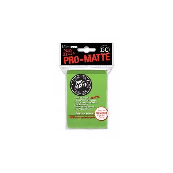 Ultra Pro Sleeves Pro-Matte Non-Glare: Lime Green (50 H&uuml;llen)