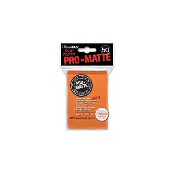 Ultra Pro Sleeves Pro-Matte Non-Glare: Orange (50 H&uuml;llen)