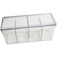 Dragon Shield 4-Fächer Storage Box - DURCHSICHTIG