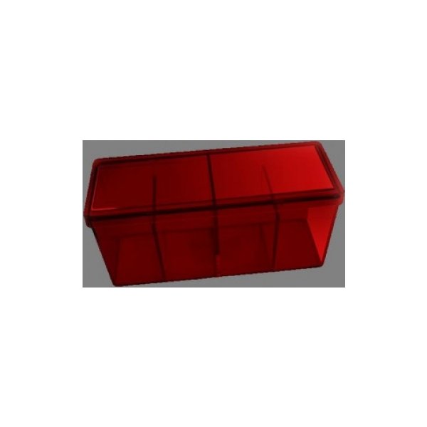 Dragon Shield 4-F&auml;cher Storage Box - ROT