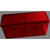 Dragon Shield 4-F&auml;cher Storage Box - ROT