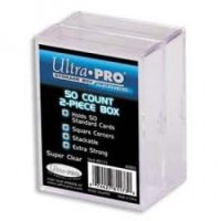 Ultra Pro 2-Piece Storage Box f&uuml;r 50 Karten (2 Boxen)
