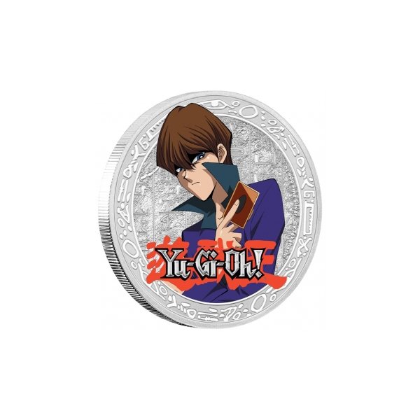 Yu-Gi-Oh! - Seto Kaiba - 1 oz Silberm&uuml;nze - limitierte Auflage - Polierte Platte *ABSOLUTE SELTENHEIT*