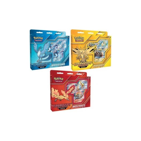 Legendary Battle Decks - alle 3 Decks (Articuno, Zapdos &amp; Moltres)