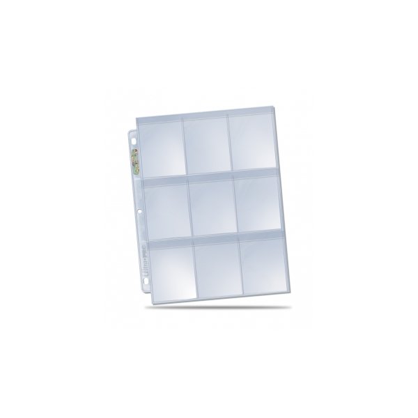 10 Seiten Ultra Pro 9-Pocket Pages Secure Platinum