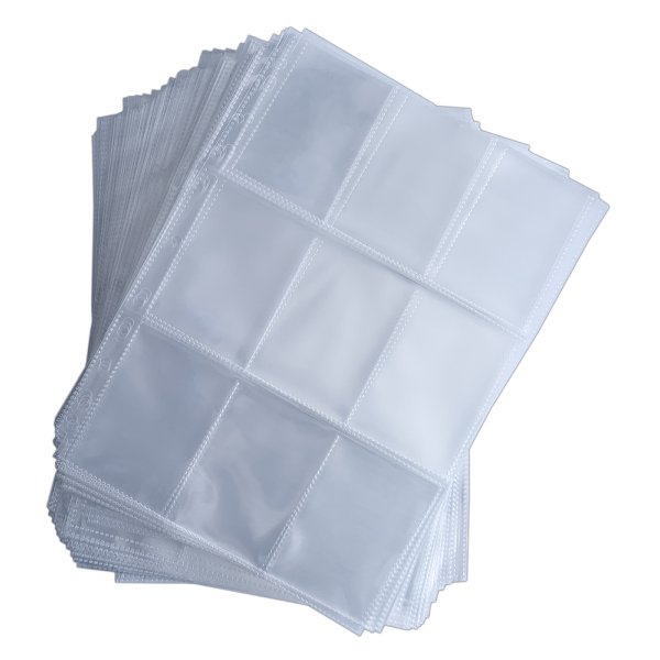 Arkero-G 100 Premium 9-Pocket Pages (100 Seiten) - f&uuml;r Karten in japanischer Gr&ouml;&szlig;e (z.B. Yu-Gi-Oh!)