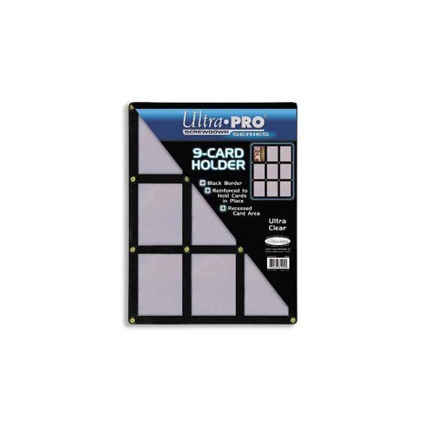 Ultra Pro 9-Card Holder Black Frame Screwdown (Kartenhalter)