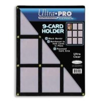 Ultra Pro 9-Card Holder Black Frame Screwdown (Kartenhalter)