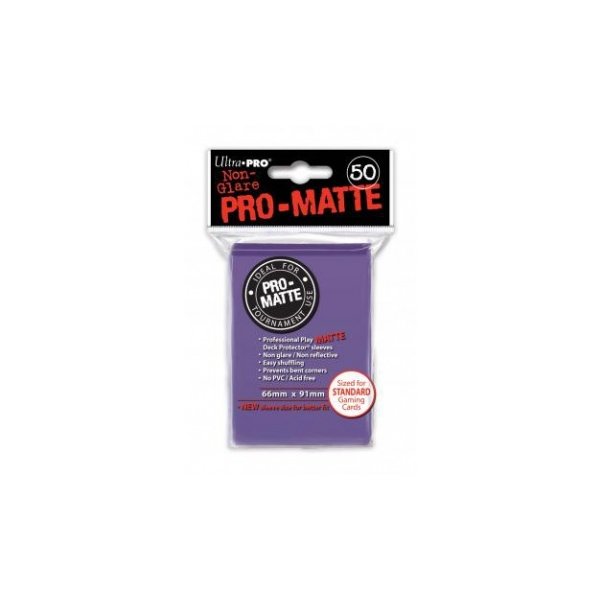 Ultra Pro Sleeves Pro-Matte Non-Glare: Purple (50 H&uuml;llen)