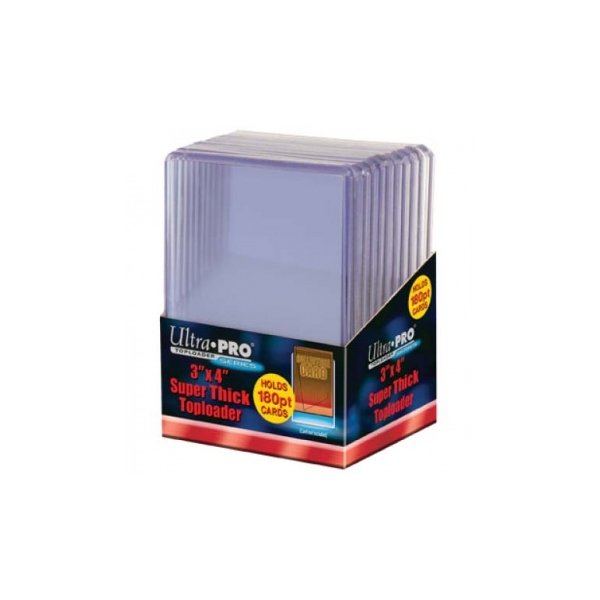 Ultra Pro Super Thick Toploader 3x4 Zoll 180PT (extrem dicke Schutzh&uuml;llen)