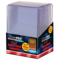 Ultra Pro Super Thick Toploader 3x4 Zoll 180PT (extrem dicke Schutzhüllen)