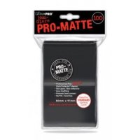 Ultra Pro Sleeves Pro-Matte Non-Glare: Black/ Schwarz (100 Hüllen)