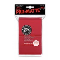 Ultra Pro Sleeves Pro-Matte Non-Glare: Red/ Rot (100 Hüllen)
