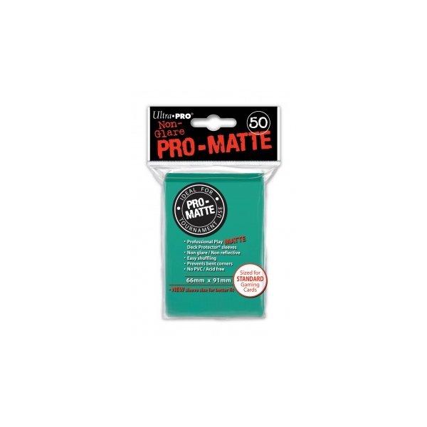 Ultra Pro Sleeves Pro-Matte Non-Glare: Aqua (50 H&uuml;llen)