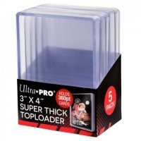 Ultra Pro Super Thick Toploader 3x4 Zoll 360PT (extrem dicke Schutzhüllen) - 5 Stück