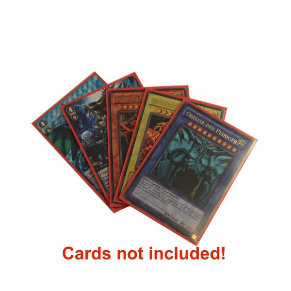 Arkero-G Matt Card Sleeves: Rot (60 H&uuml;llen) mini