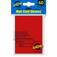 Arkero-G Matt Card Sleeves: Rot (60 Hüllen) mini