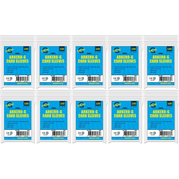 Arkero-G 1000 Small Soft Sleeves (durchsichtige Kartenh&uuml;llen) mini