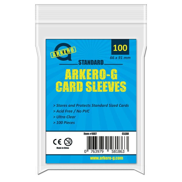 Arkero-G 1000 Standard Soft Sleeves (durchsichtige Kartenh&uuml;llen)