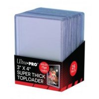 Ultra Pro Super Thick Toploader 3x4 Zoll 75PT (extrem dicke Schutzhüllen) - 25 Stück