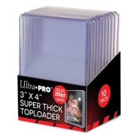 Ultra Pro Super Thick Toploader 3x4 Zoll 260PT (extrem dicke Schutzhüllen) - 10 Stück