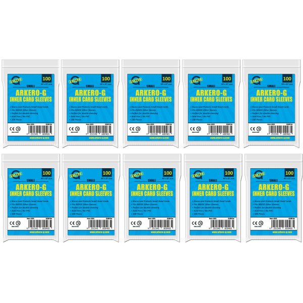 Arkero-G Small Inner Card Sleeves (100 innere Kartenh&uuml;llen) mini
