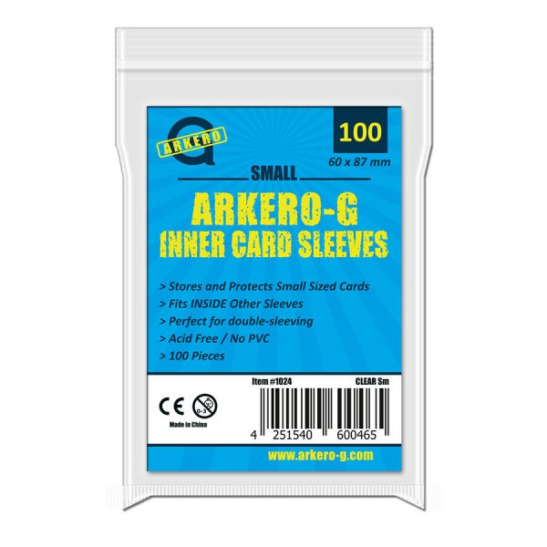 Arkero-G Small Inner Card Sleeves (100 innere Kartenh&uuml;llen) mini
