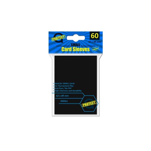 Arkero-G Classic Card Sleeves: Schwarz (60 H&uuml;llen) mini