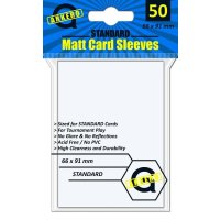 Arkero-G Matt Card Sleeves: Wei&szlig; (50 H&uuml;llen) Standardgr&ouml;&szlig;e