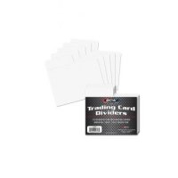 BCW Card Dividers Horizontal (10 St&uuml;ck - Wei&szlig;)