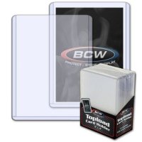 BCW Standard Toploader 3x4 Zoll (extrem dicke Schutzhüllen) - 25 Stück