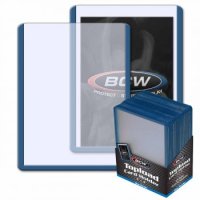 BCW Blue Border Toploader 3x4 Zoll (25 St&uuml;ck)