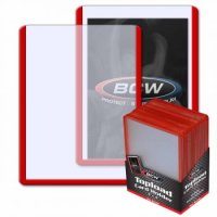BCW Red Border Toploader 3x4 Zoll (25 Stück)