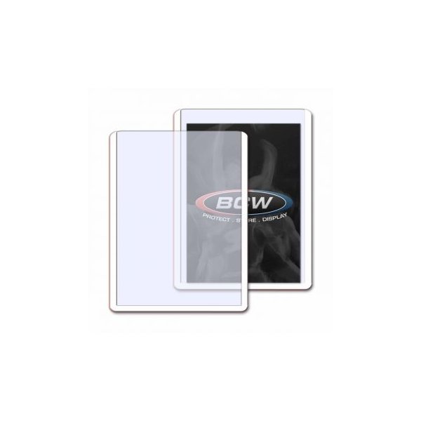 BCW White Border Toploader 3x4 Zoll (25 St&uuml;ck)